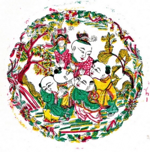 中國傳統民間木版畫圖像