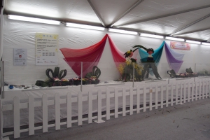 二零一五年香港花卉展覽—香港展能藝術會攤位相片（全景）